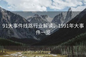 91大事件线路行业解读，1991年大事件一览