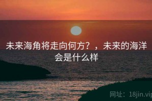 未来海角将走向何方？，未来的海洋会是什么样