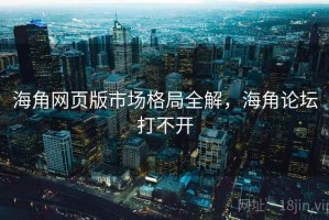 海角网页版市场格局全解，海角论坛打不开