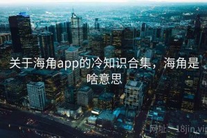 关于海角app的冷知识合集，海角是啥意思